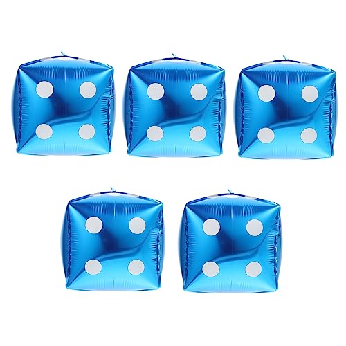BESTOYARD 5 Stück Ballon aus Aluminiumfolie deckenverkleidung ballons balloon ballonie gasballon wasserballon ballongas luftbalons Party Geburtstag für thematisiert Würfelballon geformt Blue BESTOYARD 5 Stück Ballon aus Aluminiumfolie deckenverkleidung ballons balloon ballonie gasballon wasserballon ballongas luftbalons Party Geburtstag für thematisiert Würfelballon geformt Blue von BESTOYARD