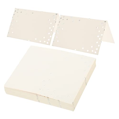 BESTOYARD 50 Stück Sitzplatzkarte Gold druckbar Schüttgut Danksagung Platzkarten hochzeitsdeko wedding decoration Silberne Tischkarten Zelte nennen Tischschildkarten Zeltkarten Papier Silver BESTOYARD 50 Stück Sitzplatzkarte Gold druckbar Schüttgut Danksagung Platzkarten hochzeitsdeko wedding decoration Silberne Tischkarten Zelte nennen Tischschildkarten Zeltkarten Papier Silver von BESTOYARD