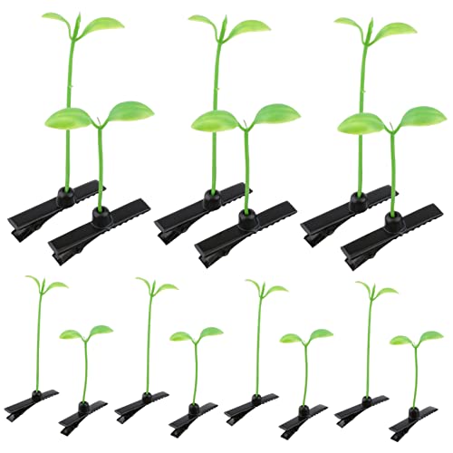 BESTOYARD 50Stücke Haarschmuck Clips Lustige Pflanzenhaarspangen für Sicheres und Langlebiges Material für Kreative Frisuren Perfektes für Kleine von BESTOYARD