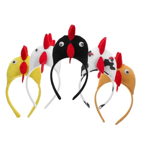 BESTOYARD 5 Stücke Tier Stirnband Huhn Kostüme Zubehör Für Frauen Mädchen Festival Party Dekorationen BESTOYARD 5 Stücke Tier Stirnband Huhn Kostüme Zubehör Für Frauen Mädchen Festival Party Dekorationen von BESTOYARD