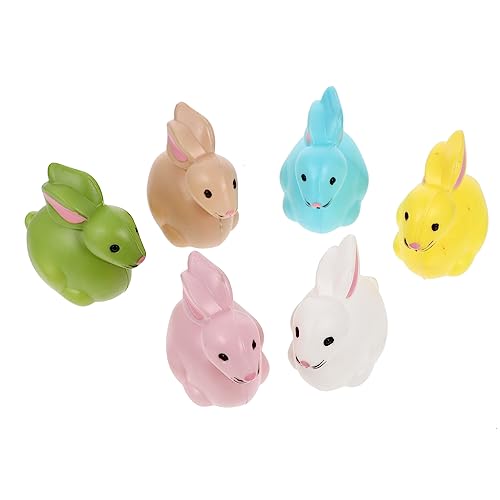 BESTOYARD 6St Osterdekorationen -Dekoration Korb Hase Ostern-Miniaturverzierung tierfiguren Easter Egg Decoration osterpresente Tierdekoration Ostertierfigur BESTOYARD 6St Osterdekorationen -Dekoration Korb Hase Ostern-Miniaturverzierung tierfiguren Easter Egg Decoration osterpresente Tierdekoration Ostertierfigur von BESTOYARD