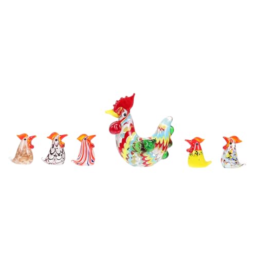 BESTOYARD 6stücke Kreative Kristallglas Küken Ornamente Teiliges Bunte Hühnerfiguren Für Wohnraum Tischdekoration Für Jeden Anlass Handwerkskunst Glatte Oberfläche Vielseitige BESTOYARD 6stücke Kreative Kristallglas Küken Ornamente Teiliges Bunte Hühnerfiguren Für Wohnraum Tischdekoration Für Jeden Anlass Handwerkskunst Glatte Oberfläche Vielseitige von BESTOYARD
