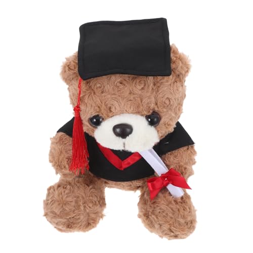 BESTOYARD Abschlussbär Plüschornament Klasse 2025 Ausgestopfter Bär Tiersouvenir Abschlussfeier Mitbringsel Dekoration Für Die Abschlussfeier von BESTOYARD