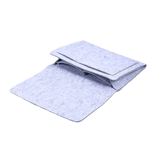 BESTOYARD Bedside Filz Aufbewahrungstasche Hängend Leicht Vielseitig Für Bett Geländer Schlafzimmer Organizer Für Bücher Fernbedienung Babyartikel Snacks von BESTOYARD
