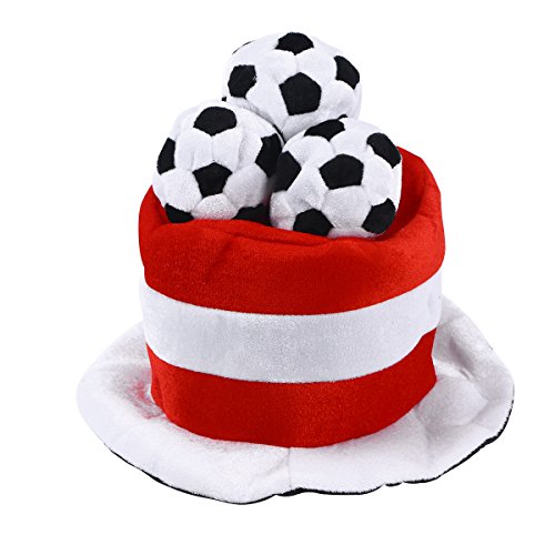 BESTOYARD Fußball Fußball Hut Geburtstag Fussballmütze Partymütze Weltmeisterschaft Medium Flagge, England, Polen von BESTOYARD