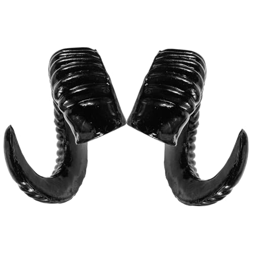 BESTOYARD Halloween Haarreif mit Schwarzen Künstlichen Schafshörnern aus Stabilem Resin Bequemes Stirnband für Cosplay Karneval Partys und Festlichkeiten Kreatives DIY Kostümzubehör BESTOYARD Halloween Haarreif mit Schwarzen Künstlichen Schafshörnern aus Stabilem Resin Bequemes Stirnband für Cosplay Karneval Partys und Festlichkeiten Kreatives DIY Kostümzubehör von BESTOYARD