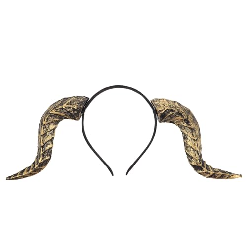 BESTOYARD Halloween-dämonenhorn-stirnband: Abnehmbarer Gotischer Kopfschmuck mit Stacheln – Realistische Gebogene Hörner für Maskenkostüme – Cosplay-accessoire für Frauen Und Männer BESTOYARD Halloween-dämonenhorn-stirnband: Abnehmbarer Gotischer Kopfschmuck mit Stacheln – Realistische Gebogene Hörner für Maskenkostüme – Cosplay-accessoire für Frauen Und Männer von BESTOYARD