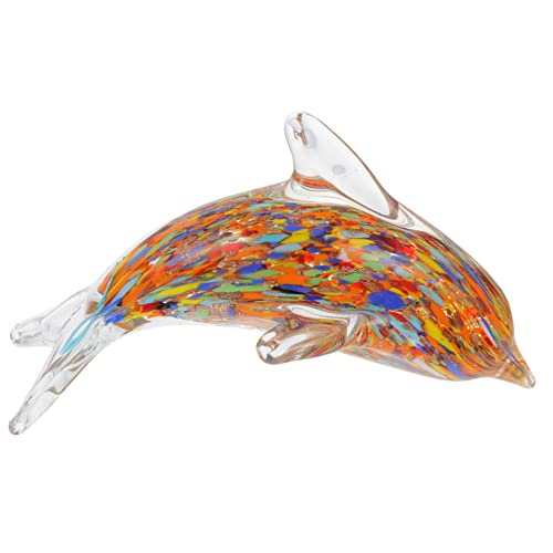 BESTOYARD Ornamente bürodeko büro Dekoration Living Room Decoration Schlafzimmer Dekoration Silberne Wanddekoration Delphin-Ornament Simulation Glashandwerk kreatives Glashandwerk Colorful BESTOYARD Ornamente bürodeko büro Dekoration Living Room Decoration Schlafzimmer Dekoration Silberne Wanddekoration Delphin-Ornament Simulation Glashandwerk kreatives Glashandwerk Colorful von BESTOYARD