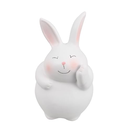 BESTOYARD Osterhase Figuren Aus Resin Dekorative Hasen-statuen Für Frühling Und Ostern Tischdeko Und Gartenornamente Wohnaccessoires Für Haus Und Bauernhof von BESTOYARD