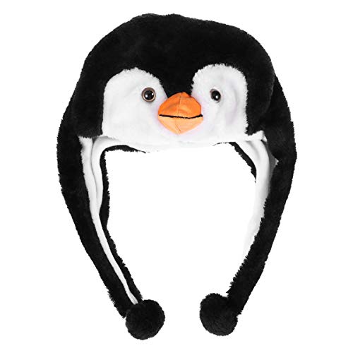 BESTOYARD Plüsch-Hut mit Ohrenklappe, Pinguin-Design, für Kinder und Erwachsene von BESTOYARD