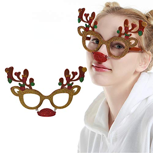 BESTOYARD Rentier Brille Lustige Brille Partybrille Weihnachten Photo Requisiten Zubehör Weihnachtsbrillen Dekoration BESTOYARD Rentier Brille Lustige Brille Partybrille Weihnachten Photo Requisiten Zubehör Weihnachtsbrillen Dekoration von BESTOYARD