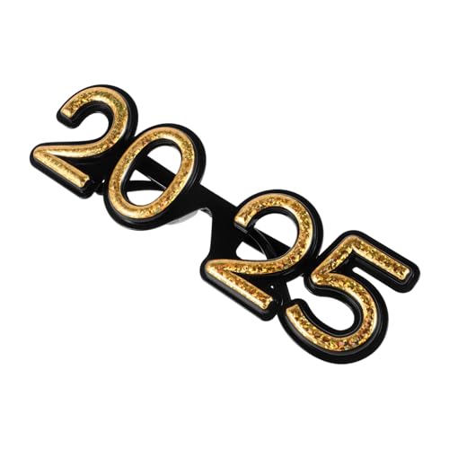 BESTOYARD Silvester-Partybrille party zubehör party brille party dekoration Kunststoff Brille Bruchfeste Brille für geformt mit Blau Frohes Neues Jahr Dekorationen Neujahrsbrille Stk Golden BESTOYARD Silvester-Partybrille party zubehör party brille party dekoration Kunststoff Brille Bruchfeste Brille für geformt mit Blau Frohes Neues Jahr Dekorationen Neujahrsbrille Stk Golden von BESTOYARD