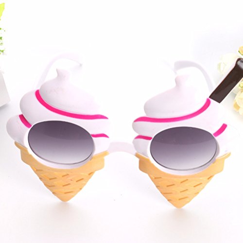 BESTOYARD Sommer-Strand-Art-Sonnenbrille-Eiscreme-Gläser-Partei-Kostüm von BESTOYARD