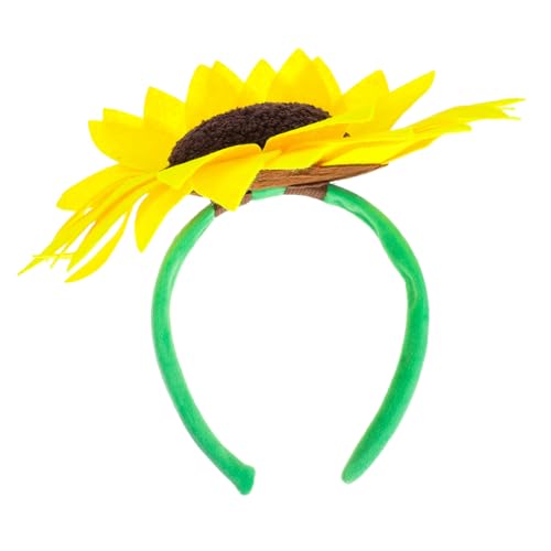 BESTOYARD Sonnenblumen-haarreif Für Stoff-headband Für Partys Und Fotografie Accessoire Für Mädchen Und Erwachsene Hochwertige Haarschmuck-dekoration von BESTOYARD