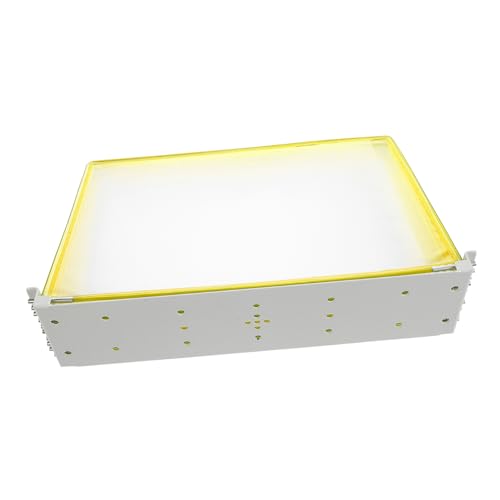 BESTOYARD Wandmontierter Ausstellungsständer Dokumentenhalter Zum Aufhängen Wandaktenhalter Organizer Für Büropapier Ordner Für Wichtige Dokumente Zeitschriftenordner-organizer Gelb Pvc von BESTOYARD