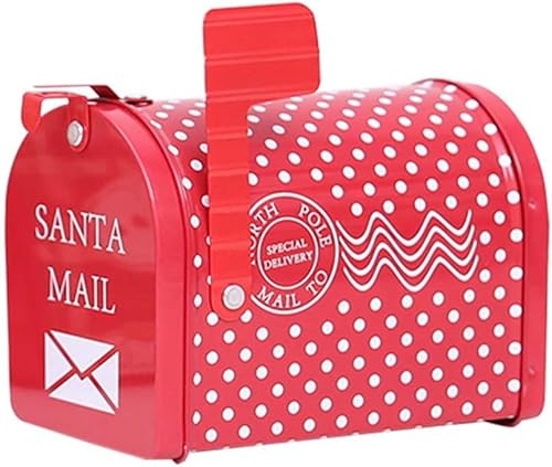 BESTOYARD Weihnachtsgeschenkkasten Mailbox Form kreative postkasten für Kind süßigkeiten Spielzeug Dekoration (Punktmuster) von BESTOYARD