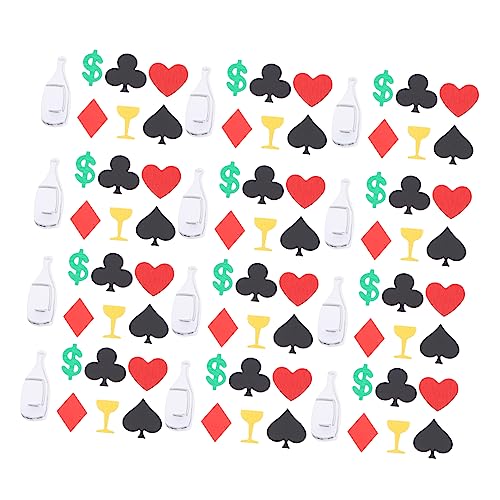 BESTYASH 1 Packung Poker Konfetti Deko Farbige Papierstücke für Party DIY Bastelprojekte Tischdekoration und Foto Backdrop für Las Vegas Themenfeste und Feiern BESTYASH 1 Packung Poker Konfetti Deko Farbige Papierstücke für Party DIY Bastelprojekte Tischdekoration und Foto Backdrop für Las Vegas Themenfeste und Feiern von BESTYASH