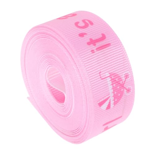BESTYASH 1 Rolle Babypartyband Blumenband Seilband Babyband Band zum Basteln Band für Blumen Stoffbänder Geschenkband floristenbedarf Feiertagsbänder Haarbänder für Frauen Polyester Rosa von BESTYASH