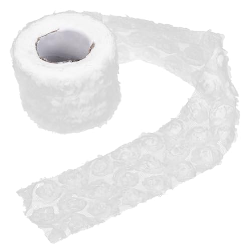 BESTYASH 1 Rolle Buntes Rosen-sticknetz Stoff Aufnäher Floral Aufnähen Spitze Blumenflecken Für Kleidung Stickerei Blumenapplique Gerollte Stickerei-blumenapplikation Blumengaze Weiß BESTYASH 1 Rolle Buntes Rosen-sticknetz Stoff Aufnäher Floral Aufnähen Spitze Blumenflecken Für Kleidung Stickerei Blumenapplique Gerollte Stickerei-blumenapplikation Blumengaze Weiß von BESTYASH