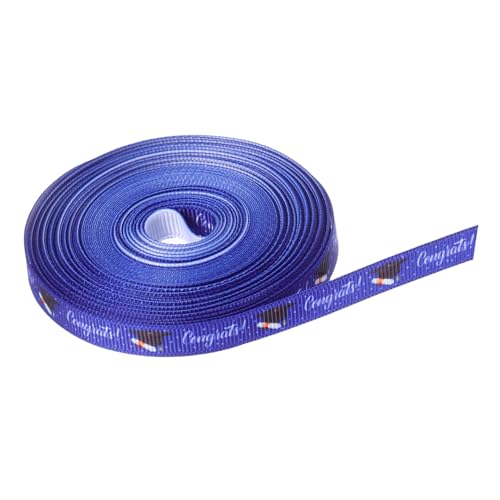 BESTYASH 1 Rolle Geschenkband für Abschlusssaison Bandabschluss breites Band Staffelungsband Band-Abschlussfeier Abschlussfeier eingerichtet glückwunsch grad dekorationen Polyester Blue BESTYASH 1 Rolle Geschenkband für Abschlusssaison Bandabschluss breites Band Staffelungsband Band-Abschlussfeier Abschlussfeier eingerichtet glückwunsch grad dekorationen Polyester Blue von BESTYASH