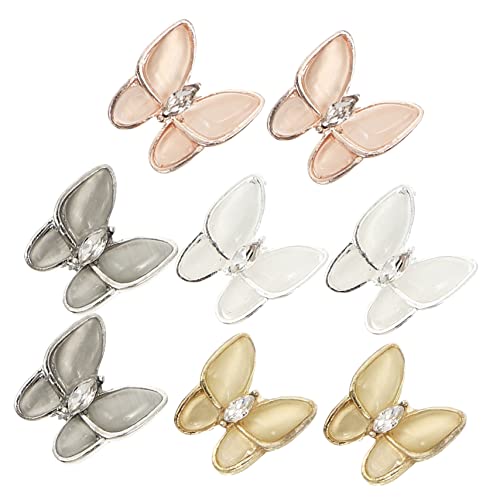 BESTYASH 1 Satz Butterfly Nail Art Studs Nageldekoration Roségold und Diy Nail Art Zubehör für Glänzende Schmetterlingsdesigns BESTYASH 1 Satz Butterfly Nail Art Studs Nageldekoration Roségold und Diy Nail Art Zubehör für Glänzende Schmetterlingsdesigns von BESTYASH