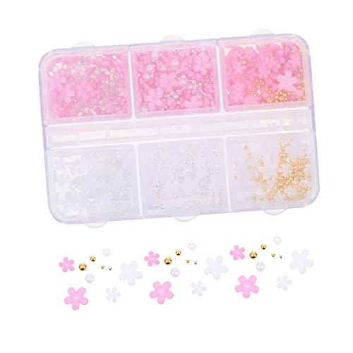 BESTYASH 1 Schachtel Blumen Nagelkunst Zubehör Set Box mit Fünfblättrigen Blumen Geeignet für DIY Fingernagel Dekoration für Nagelstudios und Heimgebrauch aus Hochwertigem Harz Gefertigt BESTYASH 1 Schachtel Blumen Nagelkunst Zubehör Set Box mit Fünfblättrigen Blumen Geeignet für DIY Fingernagel Dekoration für Nagelstudios und Heimgebrauch aus Hochwertigem Harz Gefertigt von BESTYASH