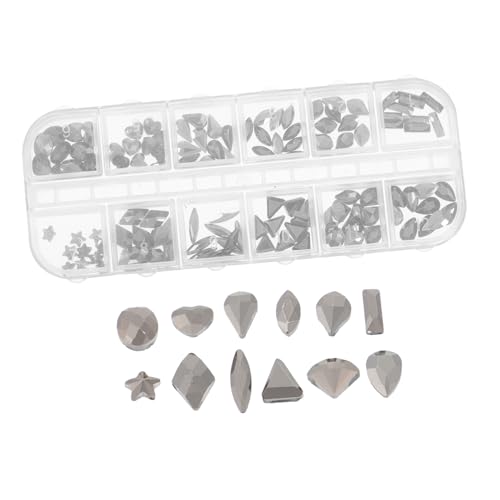 BESTYASH 1 Schachtel DIY Nagelkunst Strasssteine Glitzernde Rhinestones für Nageldekoration Selbstklebend für Salongebrauch Teiliges für Funkelnde Designs von BESTYASH