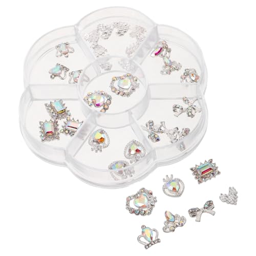 BESTYASH 1 Schachtel Flache Rückseite Herz Nagel Charms Strahlende Nagelschmuck Verzierungen Vielseitig für DIY Maniküre Bastelprojekte und Nagelkunst Leicht Anzuwenden und Tragbar BESTYASH 1 Schachtel Flache Rückseite Herz Nagel Charms Strahlende Nagelschmuck Verzierungen Vielseitig für DIY Maniküre Bastelprojekte und Nagelkunst Leicht Anzuwenden und Tragbar von BESTYASH