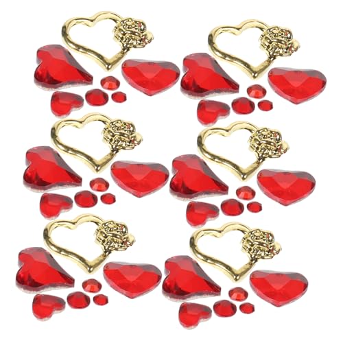 BESTYASH 1 Schachtel Herzförmige Nagelsteinchen für Nail Art Große Dekorationen Romantische Nail Charms für Gel Nägel Glänzende Strasssteine für Maniküre und Designs BESTYASH 1 Schachtel Herzförmige Nagelsteinchen für Nail Art Große Dekorationen Romantische Nail Charms für Gel Nägel Glänzende Strasssteine für Maniküre und Designs von BESTYASH