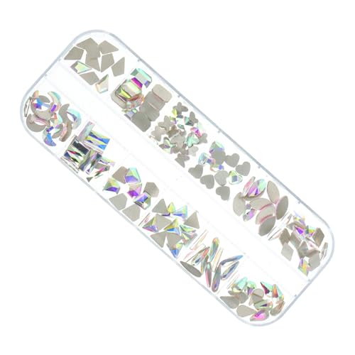 BESTYASH 1 Schachtel Nail Art Strasssteine Große Flatback Rhinestones für DIY Nageldesign Bastelsteine Nagel Schmuck Dekorationen für Nägel und Bastelprojekte BESTYASH 1 Schachtel Nail Art Strasssteine Große Flatback Rhinestones für DIY Nageldesign Bastelsteine Nagel Schmuck Dekorationen für Nägel und Bastelprojekte von BESTYASH