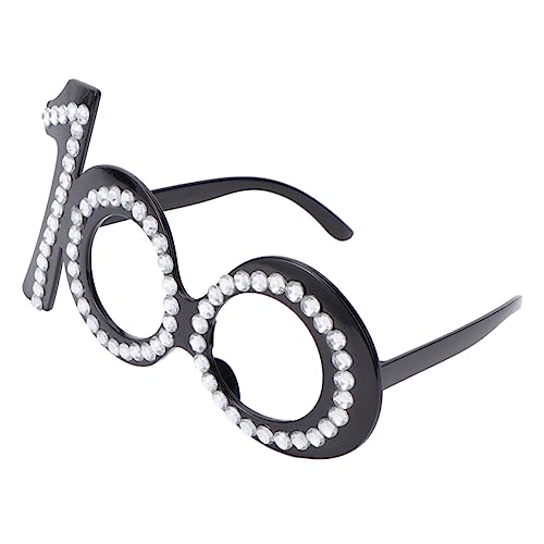 BESTYASH 1 Stück Digitale Partybrille Lustige Foto Requisiten für Geburtstagsfeiern Dekorative Brille für Besondere Anlässe Einzigartiges Design für Unvergessliche von BESTYASH