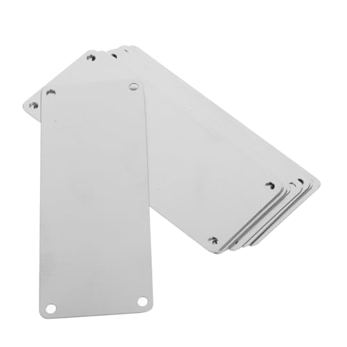 BESTYASH 10 Stück Blankoschilder für Tür Vielseitige Namensschilder für Hotel Büro und Zuhause Rechteckige Gravurplatten mit Löchern Robuste Langlebige Blanke Metallschilder für BESTYASH 10 Stück Blankoschilder für Tür Vielseitige Namensschilder für Hotel Büro und Zuhause Rechteckige Gravurplatten mit Löchern Robuste Langlebige Blanke Metallschilder für von BESTYASH