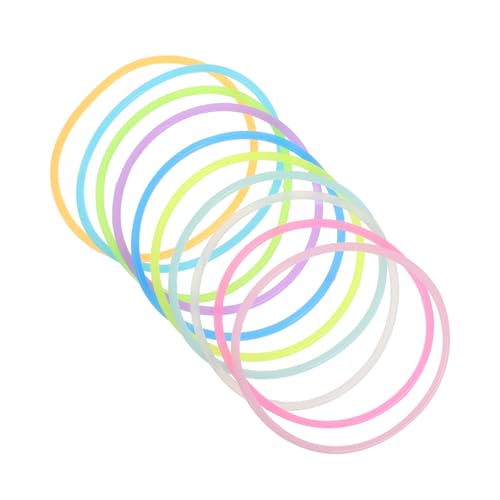 BESTYASH 10 Stück Bunte Silikonarmbänder mit Leuchteffekt Elastische Farbintensive Armbänder für Frauen Vielseitige Langlebige Wrist Straps für Party Festival und Alltag BESTYASH 10 Stück Bunte Silikonarmbänder mit Leuchteffekt Elastische Farbintensive Armbänder für Frauen Vielseitige Langlebige Wrist Straps für Party Festival und Alltag von BESTYASH