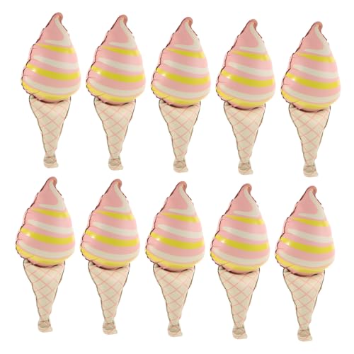 BESTYASH 10 Stück Eiscreme Ballons Niedliche Folienballons im Eiscreme Design für Geburtstagsfeiern Kinderfeste und Sommer Events Einfache Dekoration für Jede Feier BESTYASH 10 Stück Eiscreme Ballons Niedliche Folienballons im Eiscreme Design für Geburtstagsfeiern Kinderfeste und Sommer Events Einfache Dekoration für Jede Feier von BESTYASH