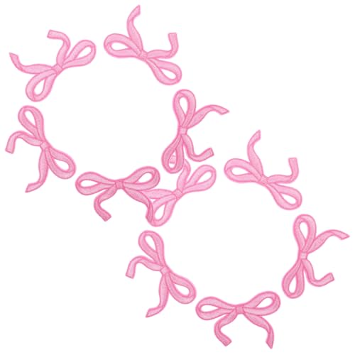 BESTYASH 10 Stück Kleine Rosa Bügelbilder Schleifen Patches Bestickte Applikationen zum Aufbügeln für Kleidung Rucksäcke DIY Jeans Jacken Hüte Zubehör BESTYASH 10 Stück Kleine Rosa Bügelbilder Schleifen Patches Bestickte Applikationen zum Aufbügeln für Kleidung Rucksäcke DIY Jeans Jacken Hüte Zubehör von BESTYASH