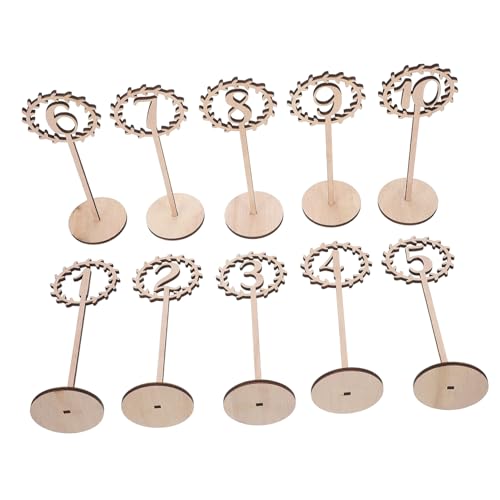 BESTYASH 10 Stück Teiliges Holz Tischnummern für Hochzeit Party Tischdekoration Langlebige Holznummern für Empfang Bankett Sitzkarten für Festlichkeiten BESTYASH 10 Stück Teiliges Holz Tischnummern für Hochzeit Party Tischdekoration Langlebige Holznummern für Empfang Bankett Sitzkarten für Festlichkeiten von BESTYASH