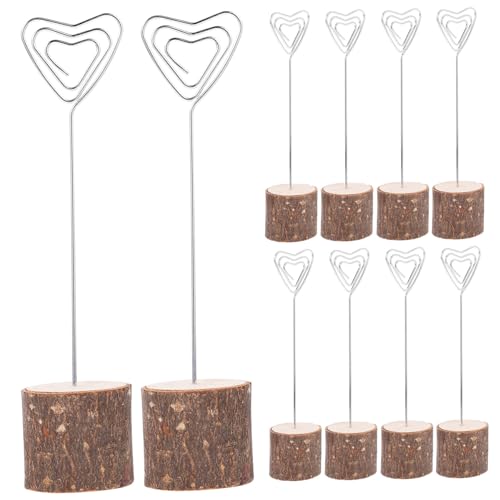 BESTYASH 10 Stück Teiliges Holzsockel Fotoclips mit Herzform Multifunktionale Memo und Tischkartenhalter für Dekoration und Fotos Stabile Aufsteller für Hochzeit Büro Party DIY Zubehör BESTYASH 10 Stück Teiliges Holzsockel Fotoclips mit Herzform Multifunktionale Memo und Tischkartenhalter für Dekoration und Fotos Stabile Aufsteller für Hochzeit Büro Party DIY Zubehör von BESTYASH