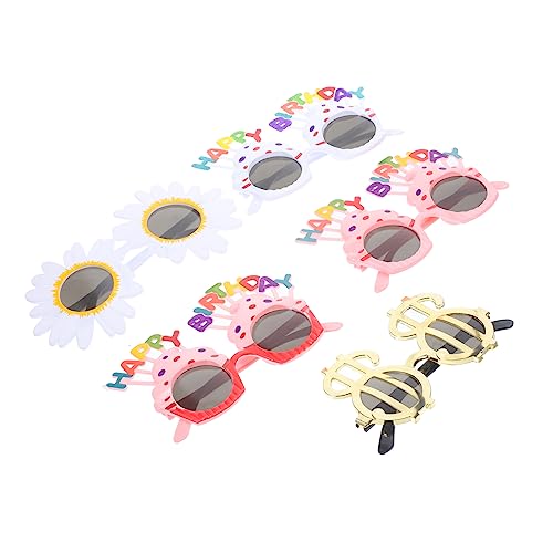 BESTYASH 10 Stück Teiliges Partybrillen Lustige Bunte Kunststoffbrillen als Fotorequisiten für Geburtstagsfeiern und Sommerpartys Leichtes Design Passend für Erwachsene BESTYASH 10 Stück Teiliges Partybrillen Lustige Bunte Kunststoffbrillen als Fotorequisiten für Geburtstagsfeiern und Sommerpartys Leichtes Design Passend für Erwachsene von BESTYASH
