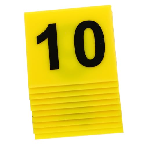 BESTYASH 10 Stück Tischnummern Förmige Marker für Hochzeiten und Feiern Teiliges Langlebig Leicht und Praktisch für Sitzplatzkennzeichnung BESTYASH 10 Stück Tischnummern Förmige Marker für Hochzeiten und Feiern Teiliges Langlebig Leicht und Praktisch für Sitzplatzkennzeichnung von BESTYASH
