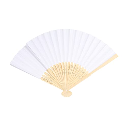 BESTYASH 10 Stück Weißer Faltfächer für Leere Chinese Fans für DIY Malen Party Requisiten für Kreative Bastelprojekte BESTYASH 10 Stück Weißer Faltfächer für Leere Chinese Fans für DIY Malen Party Requisiten für Kreative Bastelprojekte von BESTYASH