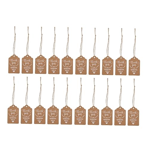 BESTYASH 100 Sätze Kraftpapier Geschenkanhänger Leere Hängende Etiketten für Diy Tags für Hochzeiten Basteln und Valentinstag Vorgebohrt und Beschreibbar BESTYASH 100 Sätze Kraftpapier Geschenkanhänger Leere Hängende Etiketten für Diy Tags für Hochzeiten Basteln und Valentinstag Vorgebohrt und Beschreibbar von BESTYASH
