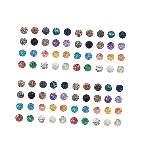 BESTYASH 100 Stück DIY Runde Resin Patches Flache Rückseite Glitzersteine Zufälligen Farben für Schmuckherstellung Ohrringe und Armbänder Bastelzubehör für Projekte BESTYASH 100 Stück DIY Runde Resin Patches Flache Rückseite Glitzersteine Zufälligen Farben für Schmuckherstellung Ohrringe und Armbänder Bastelzubehör für Projekte von BESTYASH