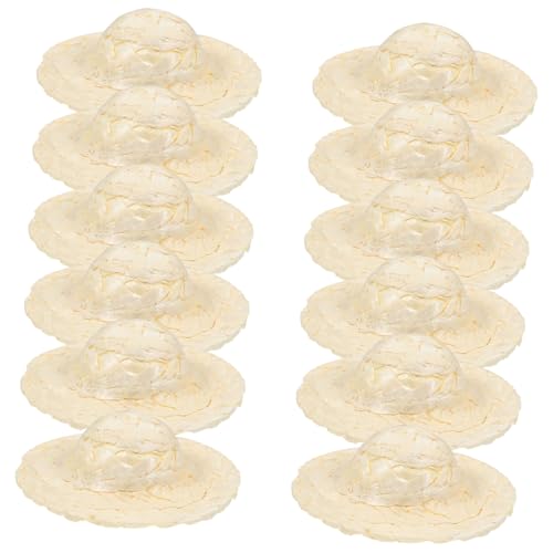 BESTYASH 12 Stück Mini Woven Straw Top Hats Dekorative Puppenhüte für Diy Bastelprojekte Kleine Zylinderhüte Foto Requisiten und Party Dekorationen BESTYASH 12 Stück Mini Woven Straw Top Hats Dekorative Puppenhüte für Diy Bastelprojekte Kleine Zylinderhüte Foto Requisiten und Party Dekorationen von BESTYASH
