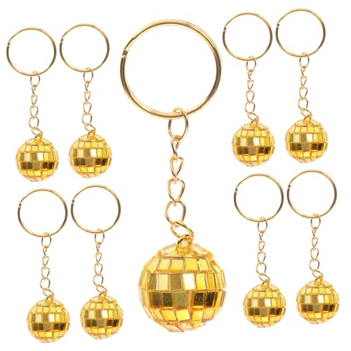 BESTYASH 12Stücke Mini Disco Spiegelkugel Schlüsselanhänger Goldene Jahre Party Einzigartiger Anhänger für Hochzeiten und Feiern Stilvolle für Besondere BESTYASH 12Stücke Mini Disco Spiegelkugel Schlüsselanhänger Goldene Jahre Party Einzigartiger Anhänger für Hochzeiten und Feiern Stilvolle für Besondere von BESTYASH