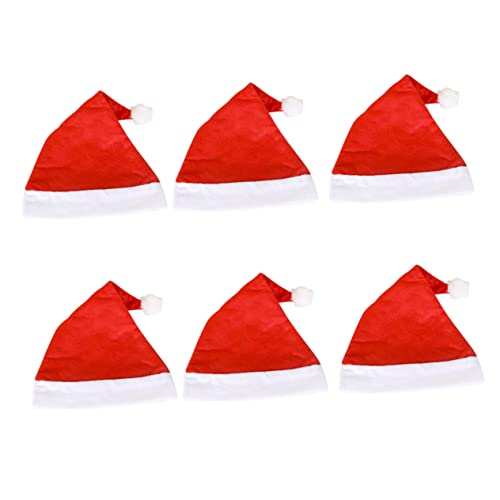 BESTYASH 12Stücke Weihnachtsmützen Weihnachtsmützen Erwachsene Weihnachtsmützen Aus Vliesstoff Nikolausmütze Für Weihnachtsfeiern Und Festlichkeiten von BESTYASH