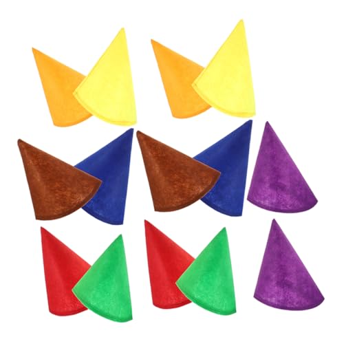 BESTYASH 14 Stück Filz-zwergenhüte: Filzkegelhüte, Unisex-elfenkostüm Für Feiertagspartys, Zwergen-cosplay, Diy-mini-partykappe Für Festliche Feiern Von Kindern Und Erwachsenen BESTYASH 14 Stück Filz-zwergenhüte: Filzkegelhüte, Unisex-elfenkostüm Für Feiertagspartys, Zwergen-cosplay, Diy-mini-partykappe Für Festliche Feiern Von Kindern Und Erwachsenen von BESTYASH