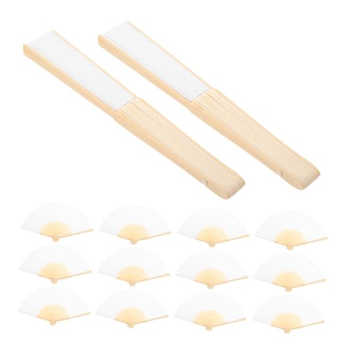 BESTYASH 15 Stück Teiliges Weiße Faltbare Papier Handfächer mit Holzgriff und Papier Stabile DIY Fächer für Hochzeit Party Sommer Events und Kreative Dekoration mit Blanko Oberfläche BESTYASH 15 Stück Teiliges Weiße Faltbare Papier Handfächer mit Holzgriff und Papier Stabile DIY Fächer für Hochzeit Party Sommer Events und Kreative Dekoration mit Blanko Oberfläche von BESTYASH