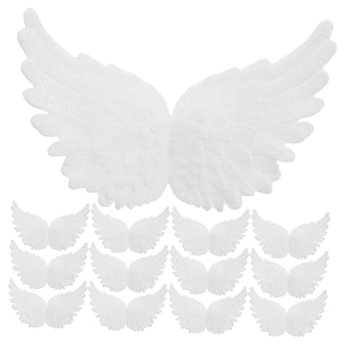 BESTYASH 18 Stück Flügel-kuchen-deckel Mini-flügel- Engel-kuchen-deckel Kuchen Topper Babyparty Diy Bastelzubehör Dekorativer Flügel Hängedekoration Cosplay -flügel Weiß Harz BESTYASH 18 Stück Flügel-kuchen-deckel Mini-flügel- Engel-kuchen-deckel Kuchen Topper Babyparty Diy Bastelzubehör Dekorativer Flügel Hängedekoration Cosplay -flügel Weiß Harz von BESTYASH
