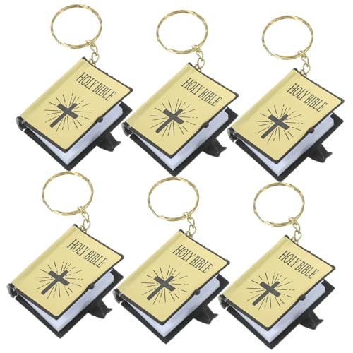 BESTYASH 18 Stück Teiliges Miniatur Bibelbuch Schlüsselanhänger Kreative Kreuz Anhänger für Taschen Schlüssel und für Partys und Religiöse Anlässe BESTYASH 18 Stück Teiliges Miniatur Bibelbuch Schlüsselanhänger Kreative Kreuz Anhänger für Taschen Schlüssel und für Partys und Religiöse Anlässe von BESTYASH