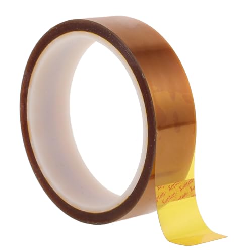 BESTYASH 1Rolle Hochtemperatur Klebeband für Sublimation Hitzebeständiges Polyimid Band Isolierend für Elektronik und Industrielle Anwendungen Zuverlässige Isolationsleistung von BESTYASH